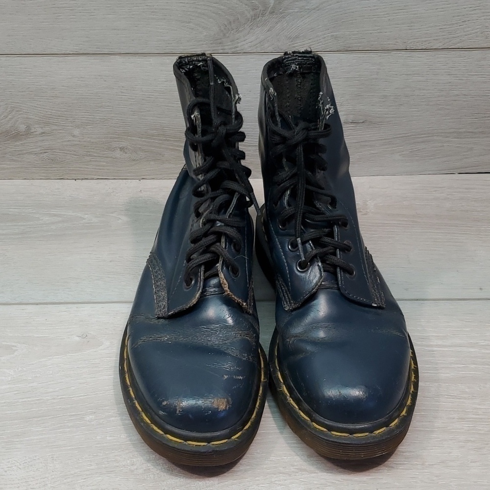 Vintage Doc Dr.Martens Womens The Original England Chunky Boots shoes UK5 US7 - Picture 4 of 14